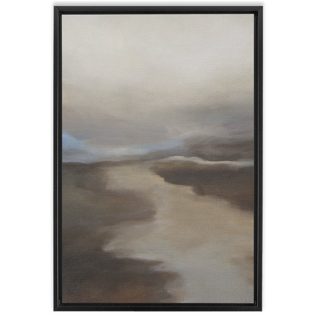 Fog II Framed Printed Canvas