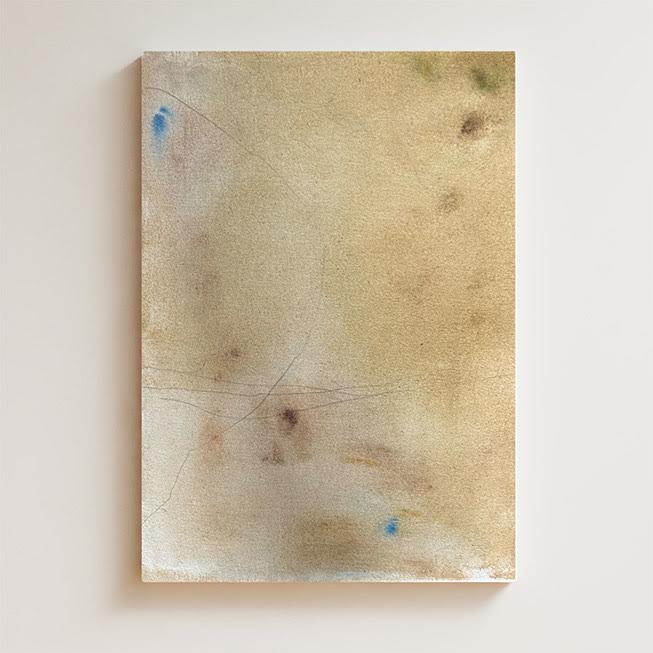 Gold Wash Abstract Original