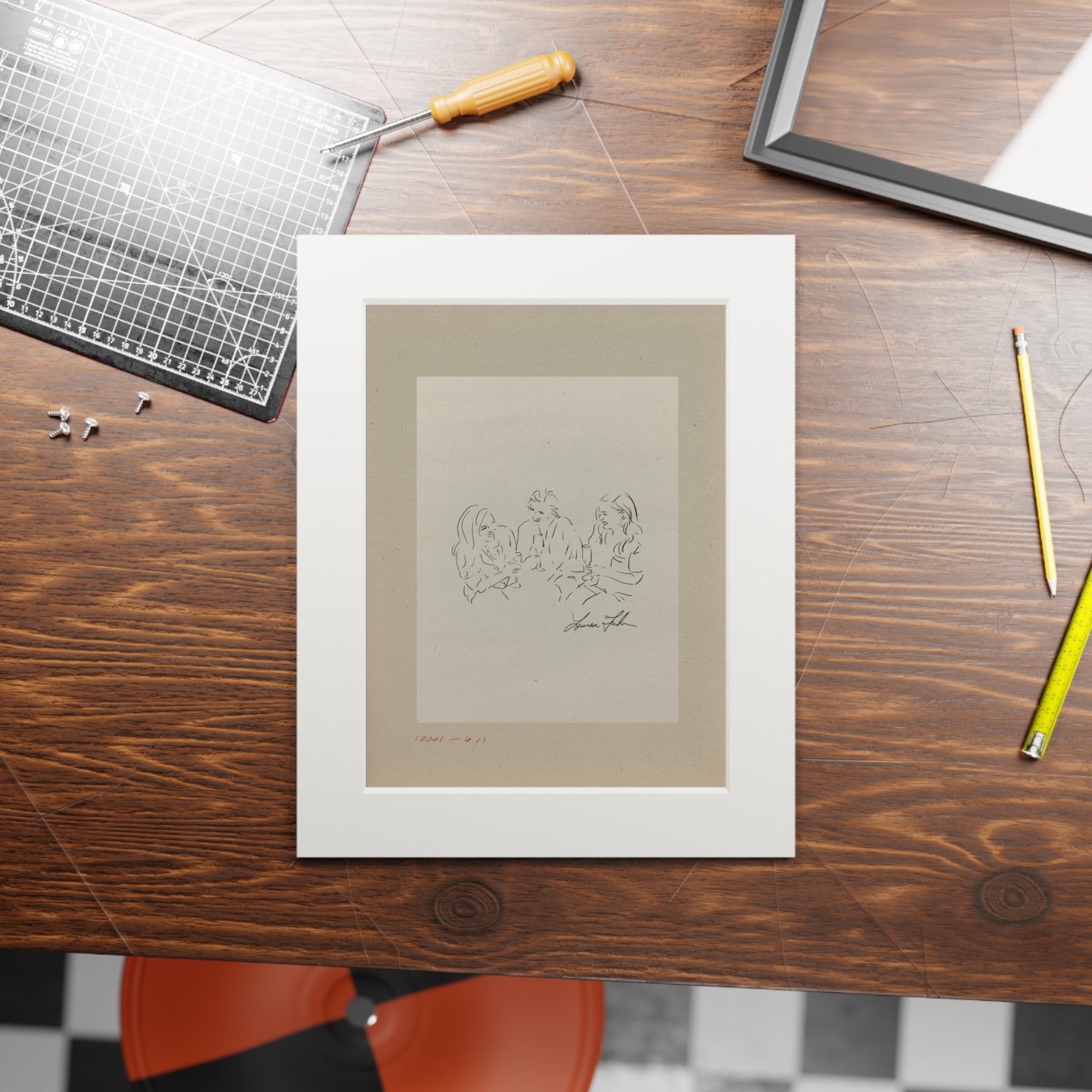 Fine Art Prints (Passepartout Paper Frame)