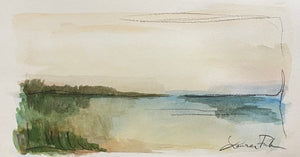 Places Watercolor Landscape Sketch II : South Carolina