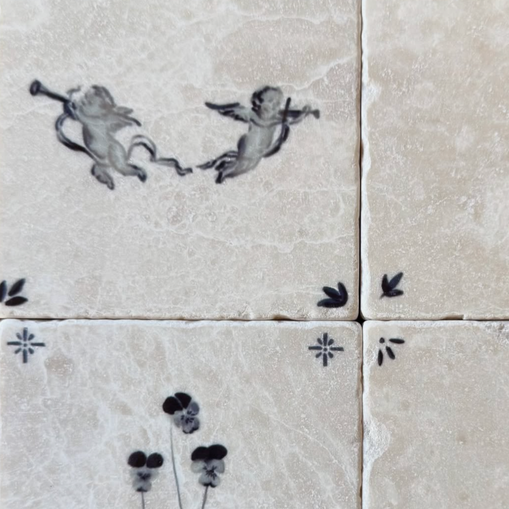 Delft Tile Coaster Set