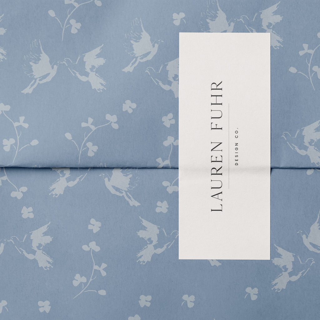 Bluebird Wrapping Paper Roll