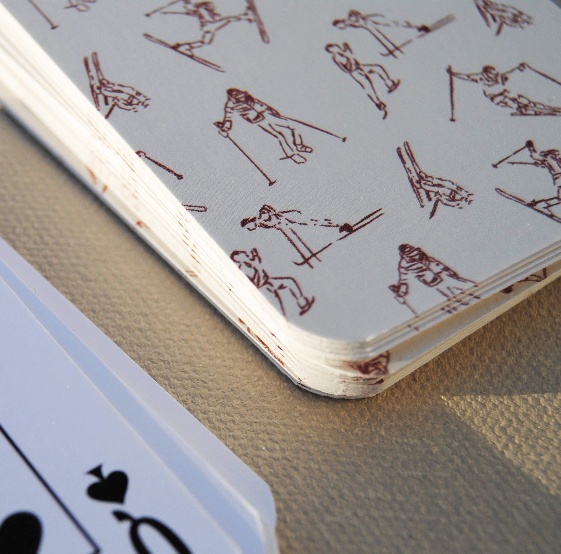 Winter Skier Playing Cards