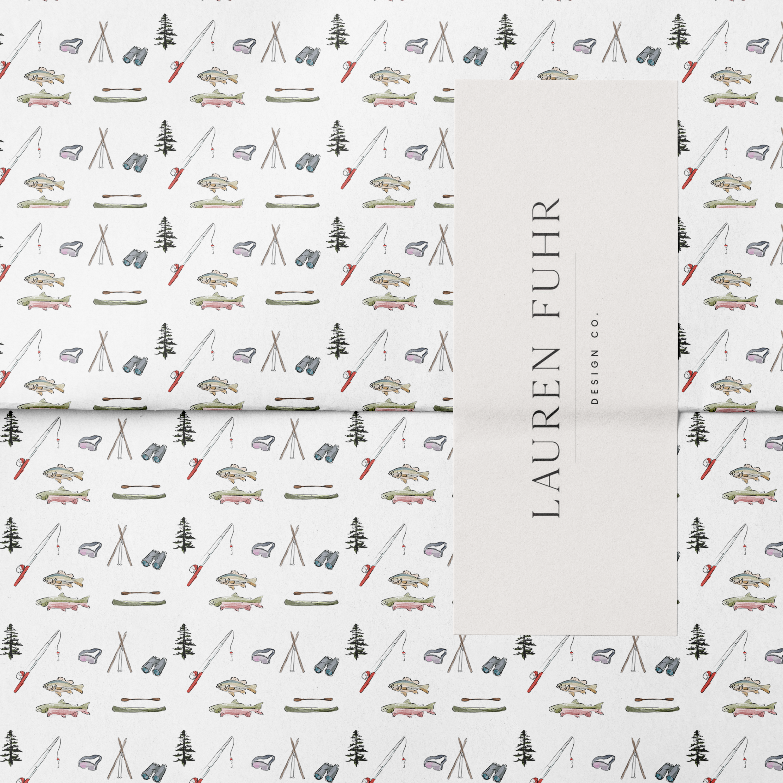 Colorado Illustrated Wrapping Paper Roll