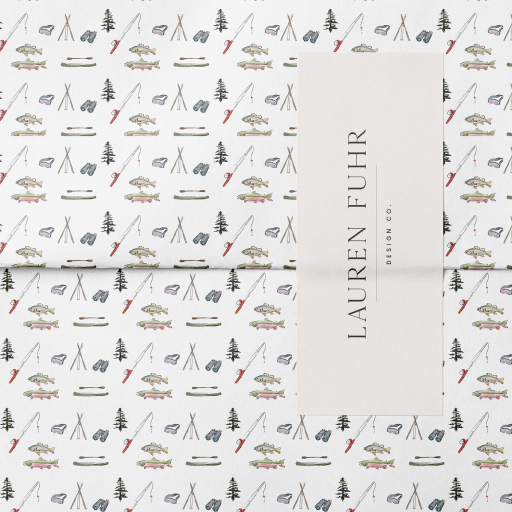 Colorado Illustrated Wrapping Paper Roll