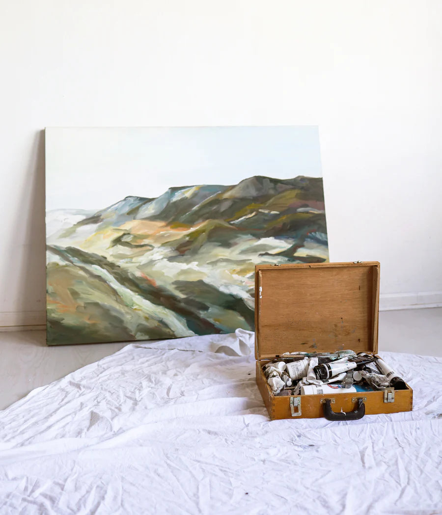 Mountains Printed Canvas