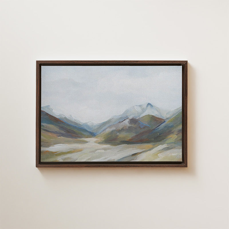 Rocky Mountains Framed Canvas