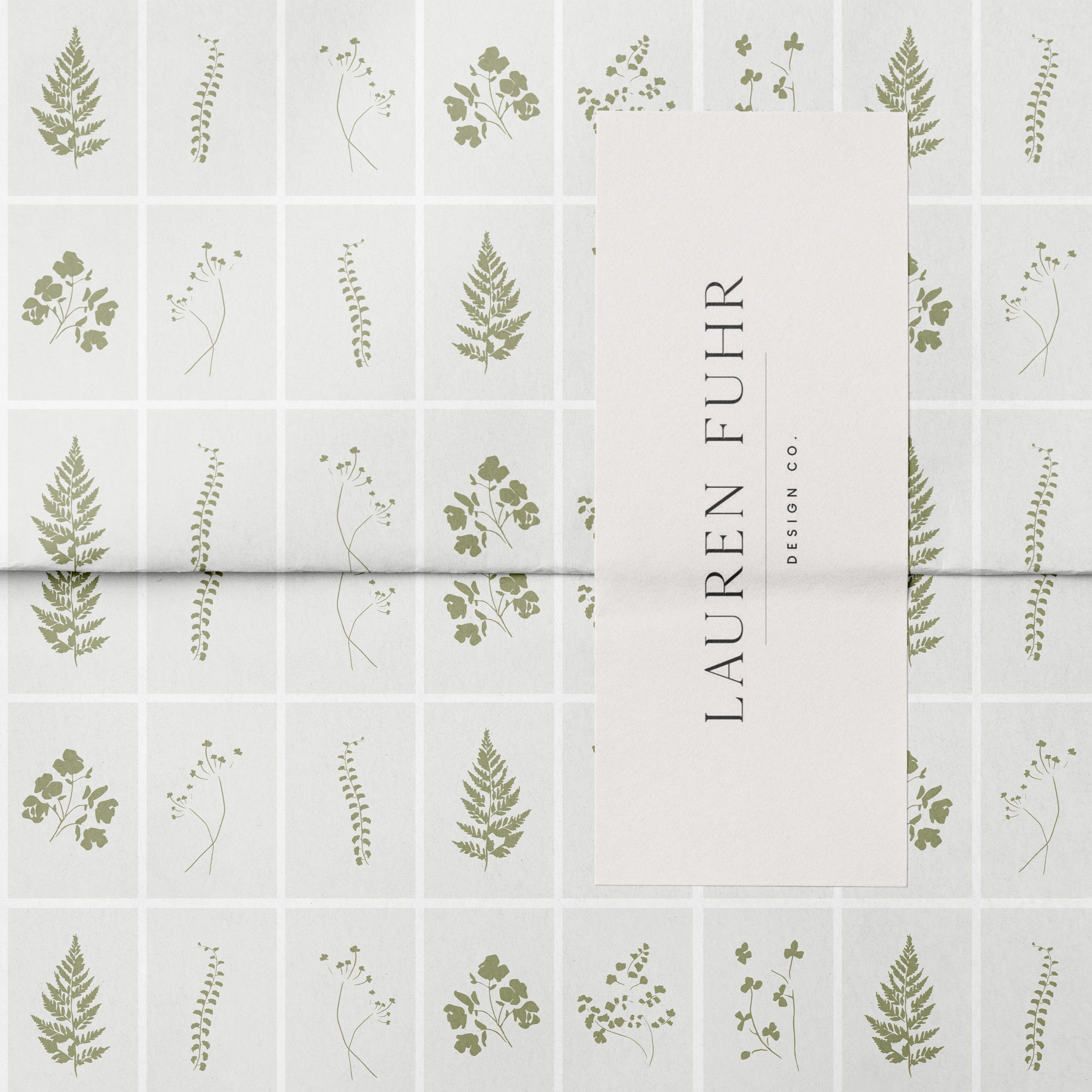 Botanic Wrapping Paper Roll